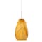 Besa Lighting Pera 9 Cord Pendant, Honey, Satin Nickel Finish, 1x100W Incandescent 1JT-4126HN-SN - alternate 1
